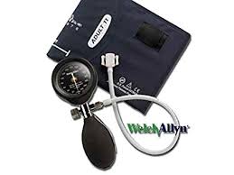 Welch Allyn® – Sfigmomanometro aneroide a 1 tubo Durashock Silver Line DS55