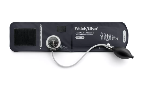 Welch Allyn® – Sfigmomanometro aneroide DuraShock DS 45 con bracciale per adulti
